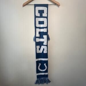 NFL Football Indianapolis Colts Fringe Winter Scarf